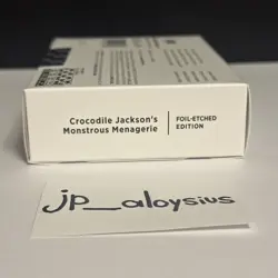 NIB & SEALED Secret Lair Crocodile Jackson's Monstrous Menagerie - FOIL ETCHED - Image 1