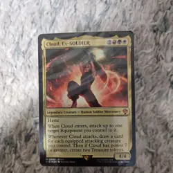 Magic The Gathering Final Fantasy VII 7 Commander Deck - Deck Only - Image 1