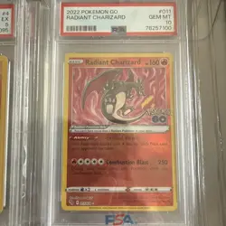 Radiant Charizard #011 (PSA 10) Pokemon Go 2022 Pokemon TCG English - Image 2