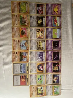 Nintendo Pokemon TCG Japanese Base Set Lot 72 Cards Arbok Zapdos Vulpix - Image 2