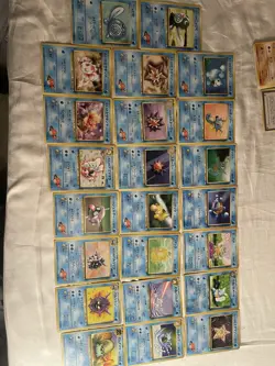 Nintendo Pokemon TCG Japanese Base Set Lot 72 Cards Arbok Zapdos Vulpix - Image 3