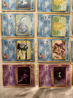 Nintendo Pokemon TCG Japanese Base Set Lot 72 Cards Arbok Zapdos Vulpix - Image 5
