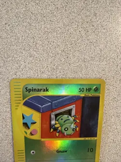 Spinarak 111/147 Aquapolis Reverse Holo Light Played Pokemon 2002 - Image 3