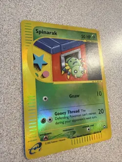 Spinarak 111/147 Aquapolis Reverse Holo Light Played Pokemon 2002 - Image 4