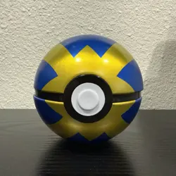 Pokemon TCG Quick Ball Pokeball Tin EMPTY for Display Storage & Cosplay Costume - Image 1