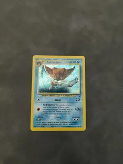 Pokemon TCG Kabutops Neo Discovery Holo Card 6/75 Unlimited Rare LP - Image 1