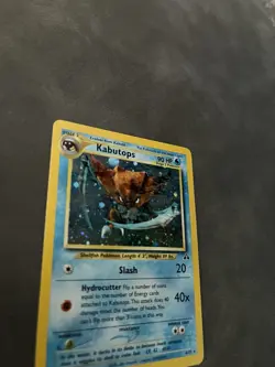 Pokemon TCG Kabutops Neo Discovery Holo Card 6/75 Unlimited Rare LP - Image 2