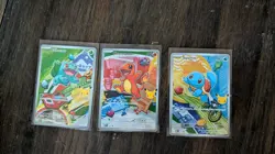 Pokemon First Partner Kanto Set Charmander Squirtle #37, 38, 39 Bulbasaur - Image 1