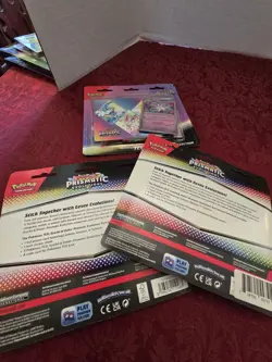 Pokemon TCG Prismatic Evolutions Tech Sticker Collection Set Lot of 3 - Image 2