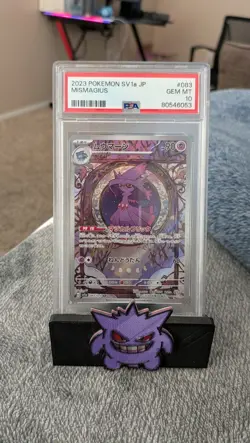 Pokemon Mismagius Art Rare Holo 083/073 SV1a Triplet Beat PSA 10 Japanese - Image 1