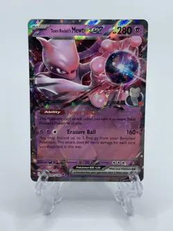 Team Rocket's Mewtwo ex 081/182 - Destined Rivals - Double Rare Holo - Pokemon - Image 1