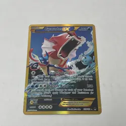Pokemon TCG Gyarados EX 123/122 XY Breakpoint 2016 Secret Holo Rare - Image 1