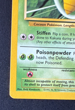 KAKUNA 33/102 LP UNCOMMON BASE SET UNLIMITED POKEMON 1999 - Image 5
