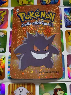 Pokemon 151 Vintage Pocket Monsters Vending HOLO Prism Sticker 2000 Nintendo - Image 4