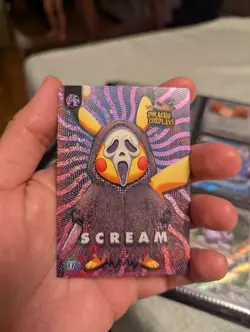 Scream (Pikachu) #E7 - Purple Holo Box Hit Electric Pikachu Cosplay - Pokemon - Image 1