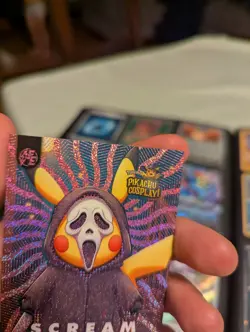 Scream (Pikachu) #E7 - Purple Holo Box Hit Electric Pikachu Cosplay - Pokemon - Image 4