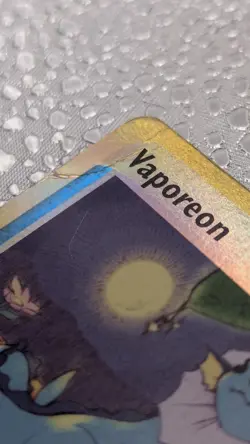 Pokemon Vaporeon 25/100 Sandstorm Reverse Holo Rare MP/HP with Crease READ!! - Image 3