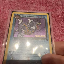 Pokemon TCG Dark Gyarados Prerelease Holo Rare Card 8/82 Vintage - Image 4