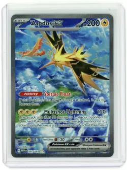 Pokemon TCG - Zapdos ex 202/165 - Scarlet & Violet 151 - Special Art Rare - Image 1