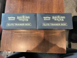 Pokemon TCG Shining Fates ETB Lot Of 2. 1 ETB Has A Tear In The Plastic See Pics - Image 2