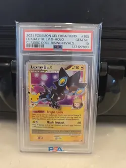 Luxray Gl Lv.X-Holo Pokemon Celebrations Classic Collection 109 NM PSA 10 - Image 1