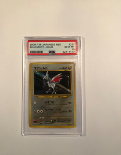 PSA 10 Skarmory Pokemon Japanese Neo Genesis 227 Holo Rare 2000 Gem Mint LOW POP - Image 1