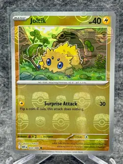 Joltik (Master Ball Pattern) 033/086 Sv: White Flare Holo Pokemon TCG - Image 1