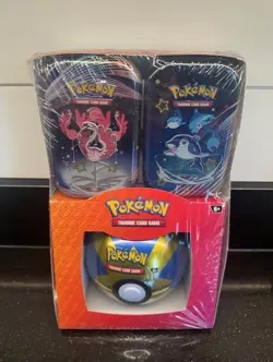Pokemon TCG: Paldean Fates Mini Tins With Pokeball Sam’s Club - Sealed - New - Image 1
