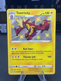 Pokemon TCG Toxtricity SV042/SV122 Shining Fates Shiny Vault Holo 2021 - Image 1