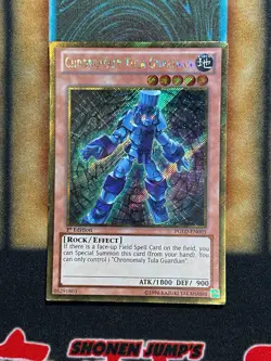 Yugioh Chronomaly Tula Guardian PGLD-EN003 Gold Secret Rare 1st Ed NM - Image 1