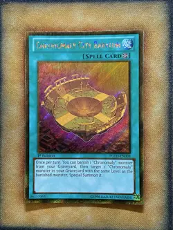 Yugioh Chronomaly City Babylon PGLD-EN008 Gold Secret Rare 1st Ed NM - Image 1