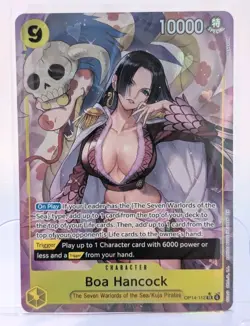 One Piece: The Azure Sea's Seven - Boa Hancock OP14-112 ALT ART SR NM - English - Image 1