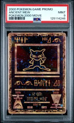Ancient Mew Promo Pokemon the Movie 2000 Holo Card PSA 9 - Image 1