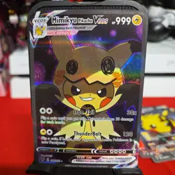 Pikachu Halloween Mimikyu Cosplay Cute Doujin ACG HOLO Card - Near Mint FS - Image 1