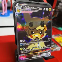 Pikachu Halloween Mimikyu Cosplay Cute Doujin ACG HOLO Card - Near Mint FS - Image 2