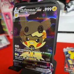 Pikachu Halloween Mimikyu Cosplay Cute Doujin ACG HOLO Card - Near Mint FS - Image 3