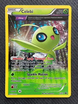 Pokemon 2015 XY Promo Celebi XY93 - Holo Special Illustration Rare Card LP - Image 1