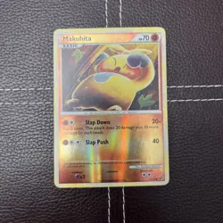 Pokemon TCG - Makuhita 55/90 - HeartGold SoulSilver Undaunted MP Reverse (2010) - Image 1