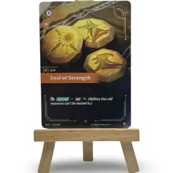 Riftbound League Of Legends Trading Card Game Origins Seal Of Strength Foil - Image 1