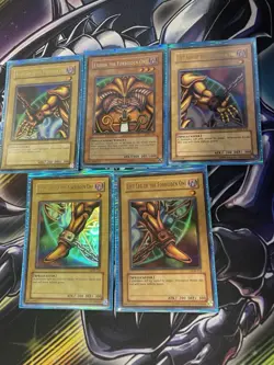 Yu-Gi-Oh Exodia LOB-124 Card Set. 4/5 is 2002 Original! See description - Image 1