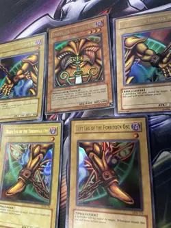 Yu-Gi-Oh Exodia LOB-124 Card Set. 4/5 is 2002 Original! See description - Image 2