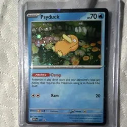 Pokemon TCG Psyduck MEP 007 Holo Basic 70 HP English Card Stock Water Type - Image 1