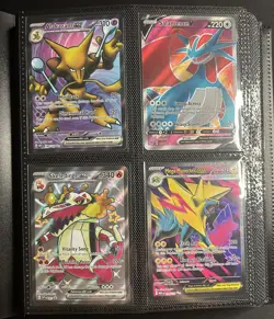 Pokemon 160 Card Binder Lot EX,V, & Holo Collection Alakazam Lucario Venusaur - Image 1