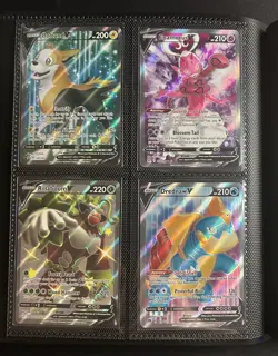 Pokemon 160 Card Binder Lot EX,V, & Holo Collection Alakazam Lucario Venusaur - Image 2