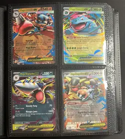 Pokemon 160 Card Binder Lot EX,V, & Holo Collection Alakazam Lucario Venusaur - Image 3