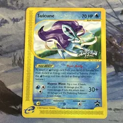 Pokemon TCG Suicune 53/53 Wotc Promo Basic Regular Promo Pokemon 2002 Card - Image 2