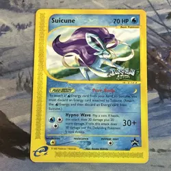 Pokemon TCG Suicune 53/53 Wotc Promo Basic Regular Promo Pokemon 2002 Card - Image 3