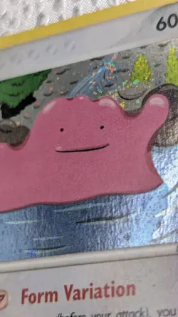 Pokemon Ditto Holo Rare Card 4/112 FireRed & LeafGreen LP GREAT SWIRL! READ - Image 3