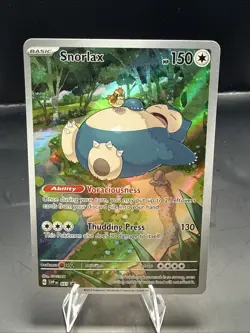 Pokemon TCG Snorlax 051 Sv: Scarlet & Violet Promo Holo Card English - Image 2