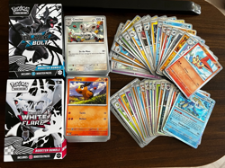 270* Black Bolt White Flare Bulk Random Cards Holo Reverse Pokemon TCG English - Image 1